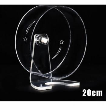 Acrylic Quiet Hamster Exercise Wheel Silent Spinner 7.9