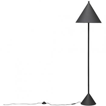 Lampada da terra in metallo nero D40xD40x156h cm