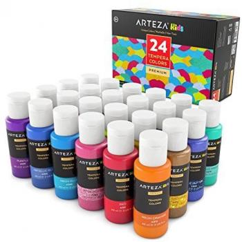 Arteza Play – Tempera Lavabile a 24 Tonalità Metallo