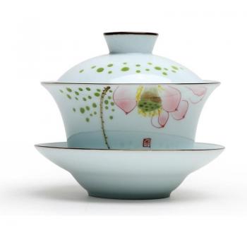 Porcelain Gaiwan Set 250ml with Bowl and Saucer