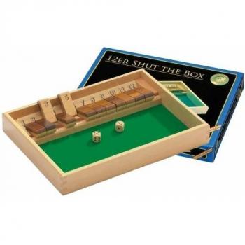 Retro Shut the Box Tabletop Game