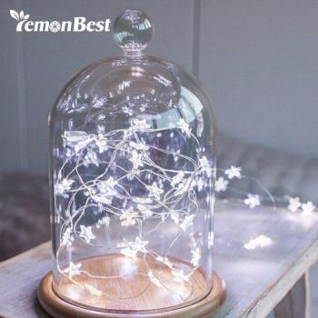 Battery‑Operated Citrus Sparkle LED Strip Lights