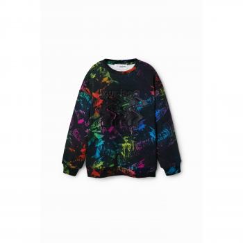 Desigual 22WBSK07 Sweatshirt für Kinder Schwarz