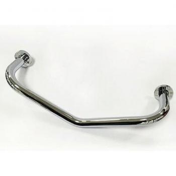 XOXO Curved Brass Grab Bar for Bathroom