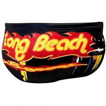 Turbo Long Beach Men's Black L Swim Shorts