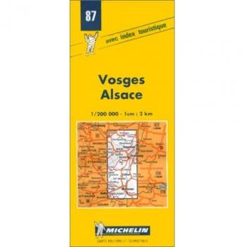 Michelin Karten, Bl.87 : Vosges, Alsace (France Detailed Maps/087)