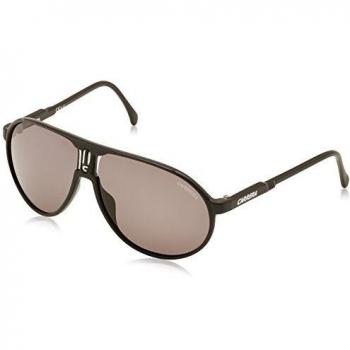 Gafas de Sol Carrera Champion JJ CDU, Color Negro con Detalles Rojos y Grises, 62 mm