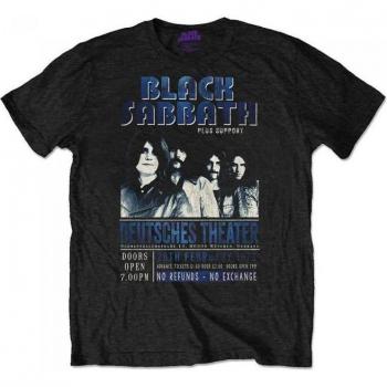 Top Black Sabbath 1973 Negro Unisex Adulto