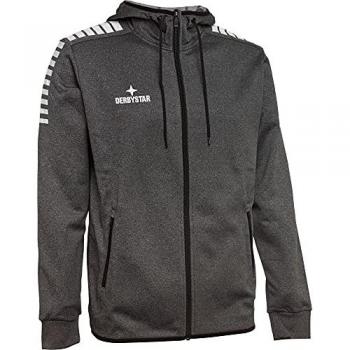 Derbystar Sportjacke Primo grau schwarz XL