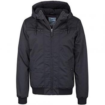 DreiMaster Herren Blouson Jacke, Schwarz (Schwarz 9, M)