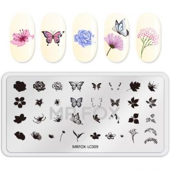 Spring Nail Art Stamping Plates