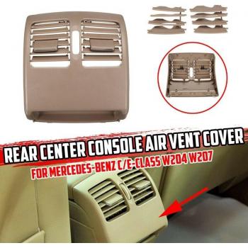 Cubierta de Ventilación A/C para Consola Central Trasera Mercedes Benz Clase C/E W204 W207