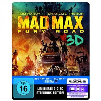 Steelbook Mad Max: Fury Road (Édition Limitée) [3D Blu-ray]