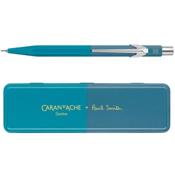 Caran d'Ache Matita 0,5 mm HB Custodia Metallo Acciaio 844