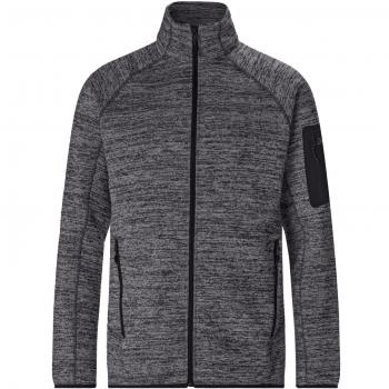 Berghaus Herren‑Fleece Tulach 2.0 S, Reißverschluss komplett – Light Jet Black Marl