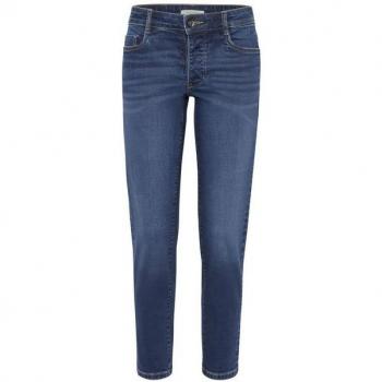 Detto Fatto Slim‑Fit Jeans Waschung „Grauer Klassiker“