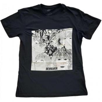 T‑shirt coton unisexe The Beatles Revolver Album S Noir