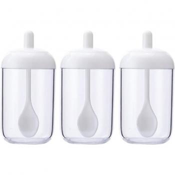 3pc Spice Jar Set with Spoon