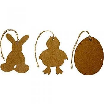 Easter Hanging Ornaments, 6 Assorted Designs