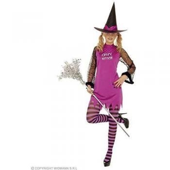 Costume di strega piccante con corpetto e gonna a ruota taglia m donna