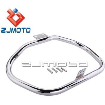 Accesorio de barra parachoques de acero cromado de 1-1/4 pulgadas para Harley Sportster XL1200 XL883, Iron 2004 en adelante