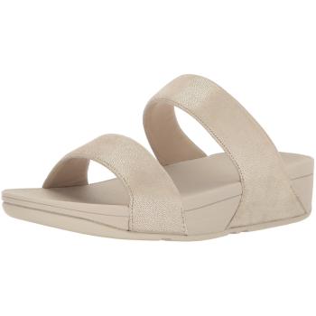 FitFlop Damen Shimmy Suede Schuhe – Beige Gold, 37