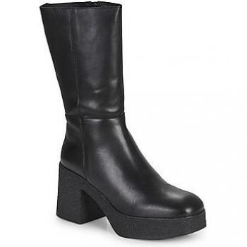 Sweet Lemon POMMEL Black Low Ankle Boots for Women