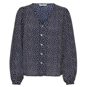 Blusa ONLY de manga larga con diseño irregular