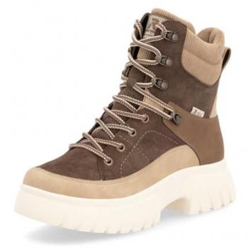 Schnürboots Damen RIEKER EVOLUTION, Größe 38, braun, mit wasserabweisender Membran