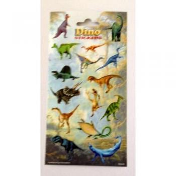 Feuille autocollante Dinosaure 15 pièces
