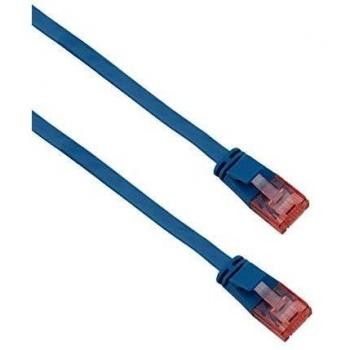Helos ultra slim Patchkabel U/UTP Cat 6 blau 0,25m