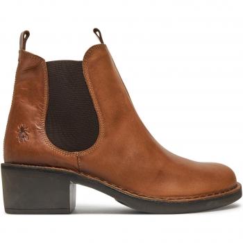 Fly London Stiefelette Leder/Textil (Braun)
