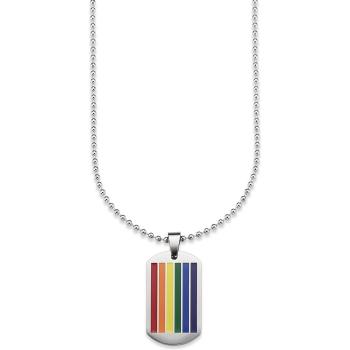 Bruno Banani Kugelkette mit Regenbogen Anhänger