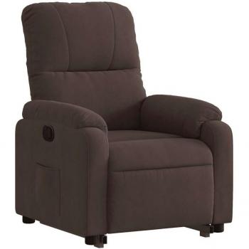 Canapé Suspendu Brown Microfibre Élévateur Électrique