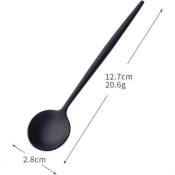 Estilo Acero Inoxidable 18/0: Kit de 4 Mini Cucharas
