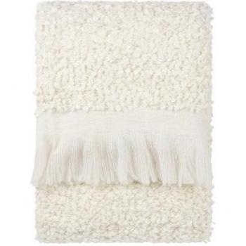 Yard Ulsmere Bouclé Fringe Stoelkussentje 180 cm x zandkleur