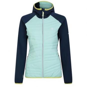 Chaqueta hÃ­brida Dare2B Altimeter mujer, color Verde Mint/Moonlight Denim