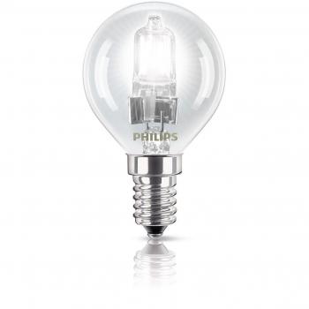 Philips EC2YSFE18E14B1 Lampadina Alogena a Risparmio Energetico, Sferica, 18W (Corrispondenti a 23W), Attacco Piccolo E14