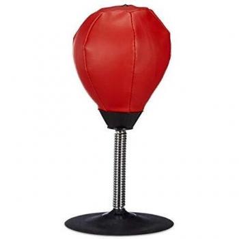 Red-Black Tabletop Punching Ball