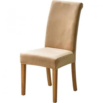 Housse de Chaise de Banquet en Velours 4pcs