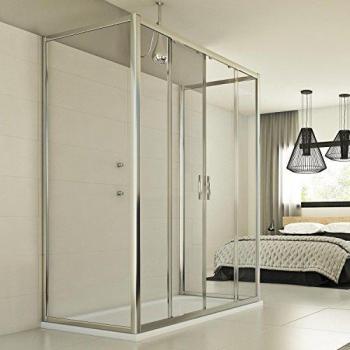 IDRALITE Ducha 3 Lados Transparente 75x170x75cm Young Trio