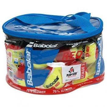 Babolat Red Felt Tennis Balls (Stage 3) 24 Count