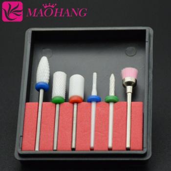 Ceramic Nail Drill Bits Set for Gel Polish and Cuticle Care