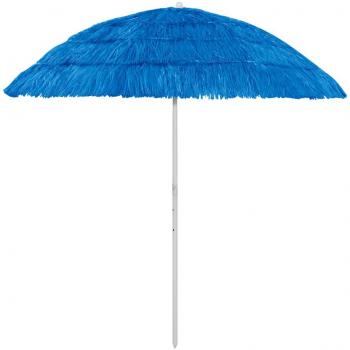Ombrellone da Spiaggia Hawaii Blu 240 cm