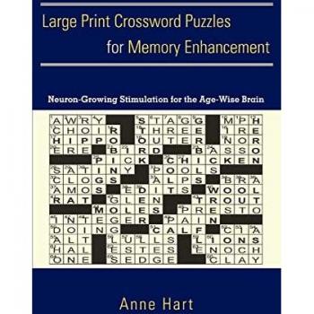 Hart, Anne: Large Print Crossword Puzzles for Memory Enhancement