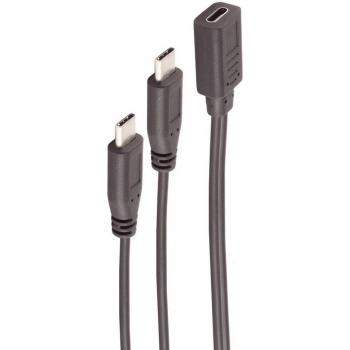 Shiverpeaks USB‑C‑Y‑Adapter‑Basic‑S‑0.3m