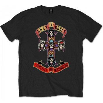 T-shirt Guns N Roses pour enfants Appetite For Destruction 11-12 ans noir