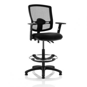 Eclipse Plus II Lever Task Operator Chair Mesh Back Deluxe with Black Seat