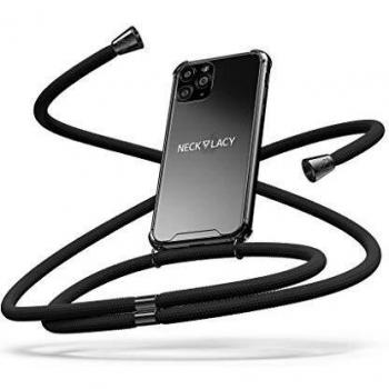 Zentralkette Smartphone‑Hülle – iPhone XR, schlicht schwarz
