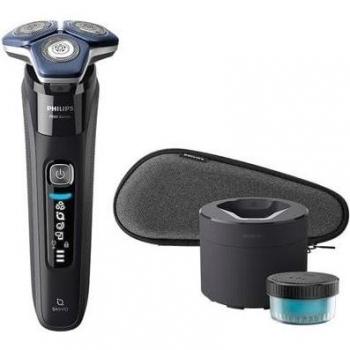 Philips S7886/50 S7000 Series Black Electric Shaver, QuickClean